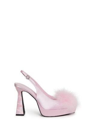 In My Boudoir Marabou Heels