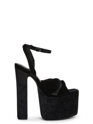 Cheers To U Platform Sandals - Black