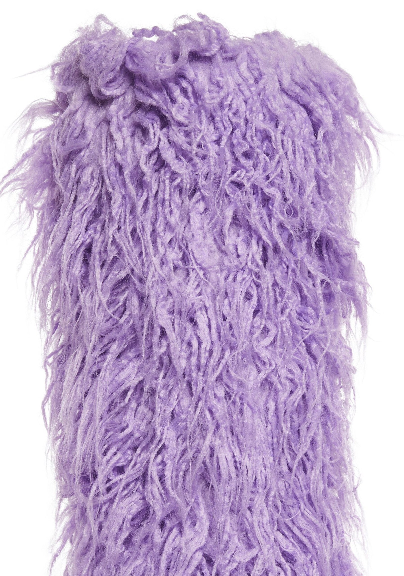 Liquid Rhythm Faux Fur Boots - Purple - Image 2