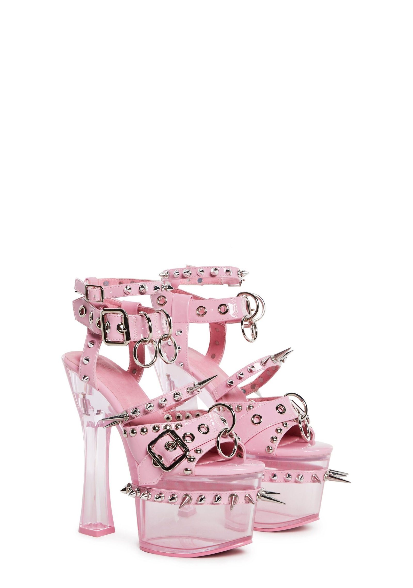 Romantic Misfit Platform Heels - Pink - Image 3