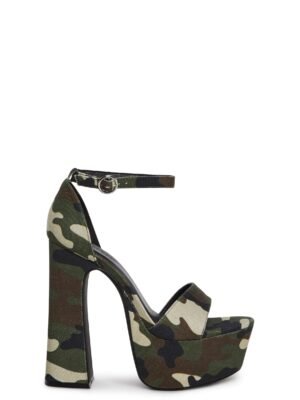 Holy Revelation Pure Platform Heels - Camo