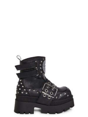 Wrath-58 Platform Ankle Boots