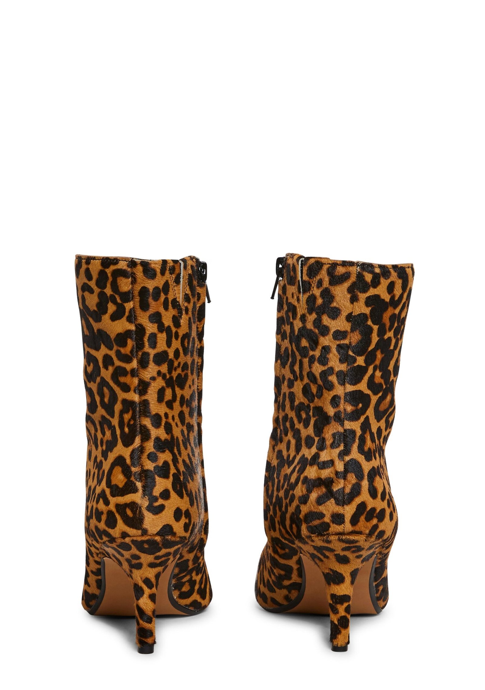 Alston-L Leopard Print Booties - Image 4
