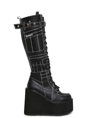 Swing-260 Platform Knee High Boots