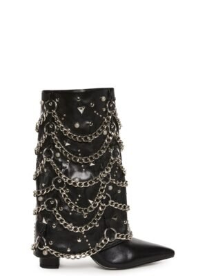 Aleena Chained Heeled Boots