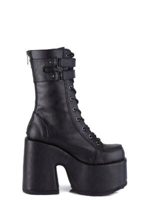 CAMEL-250 Platform Mid-Calf Boots