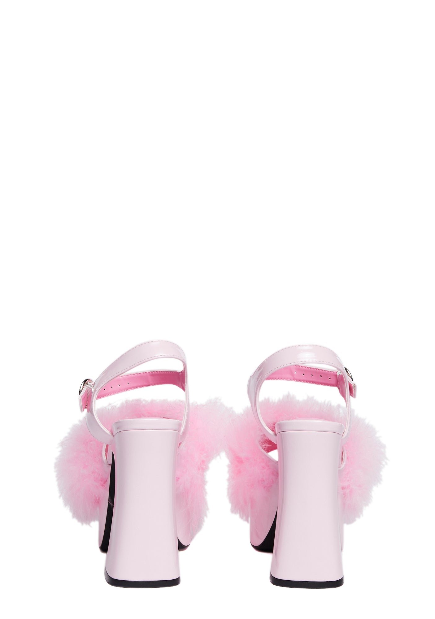 Blushin' N' Crushin' Marabou Heels - Image 5