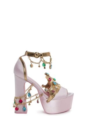 Crowned Charmer Platform Heels