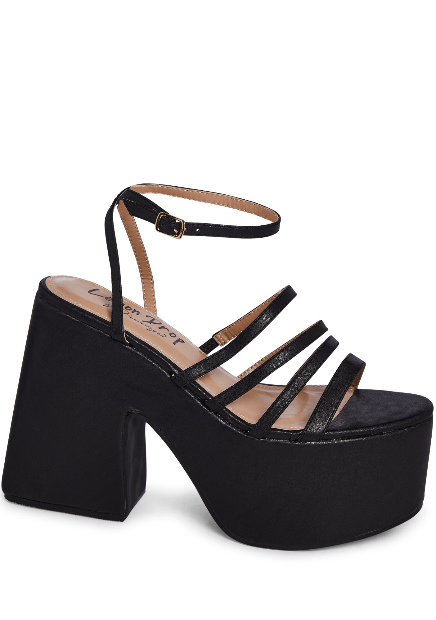 Black Tornado Platform Heels - Image 4