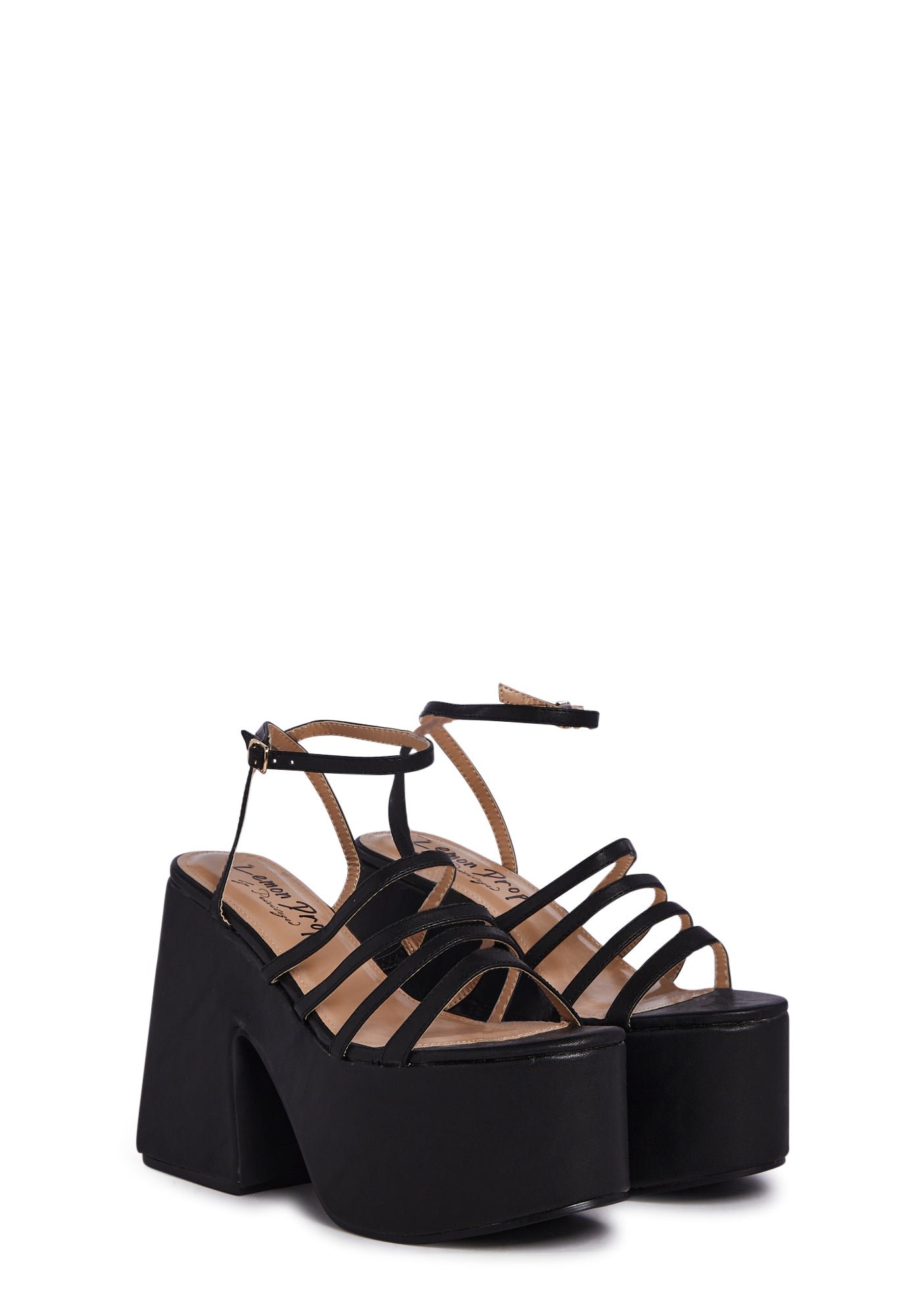 Black Tornado Platform Heels - Image 2