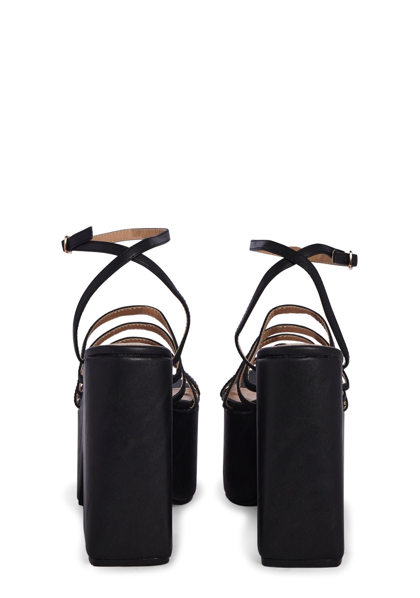 Black Tornado Platform Heels - Image 3