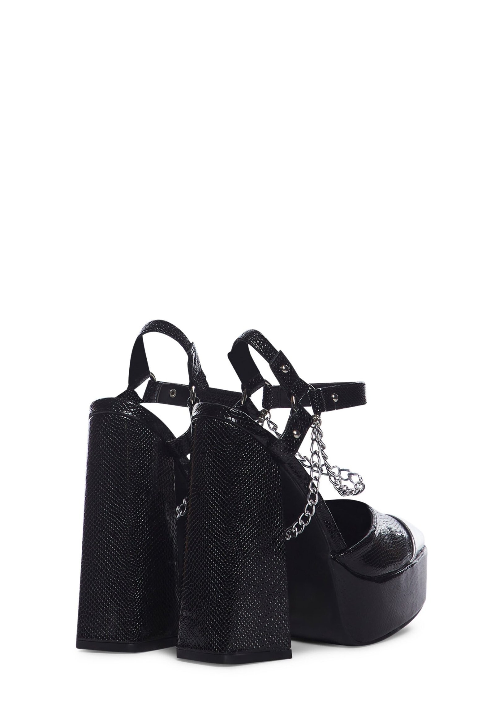 Blacked Out Platform Heels - Image 4