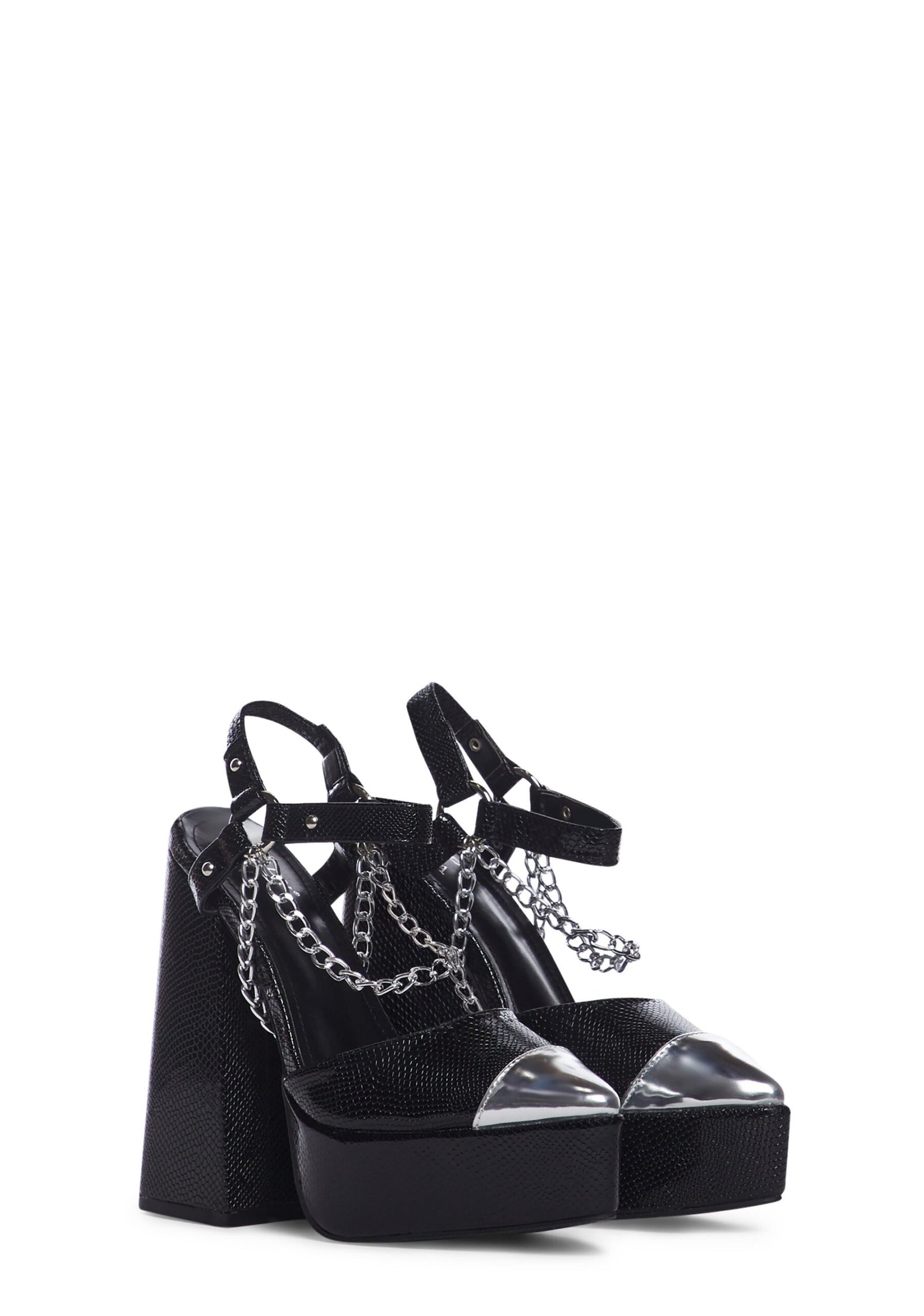 Blacked Out Platform Heels - Image 3