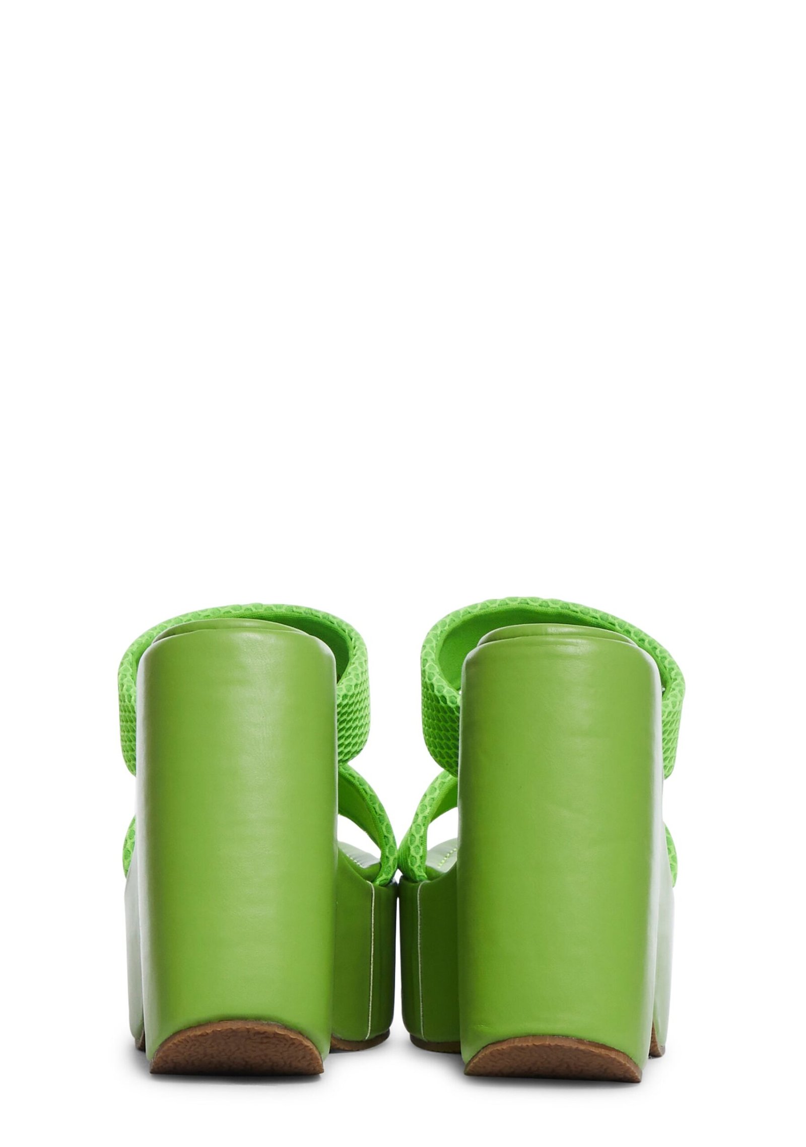 Mint Way Back Platform Wedges - Image 4