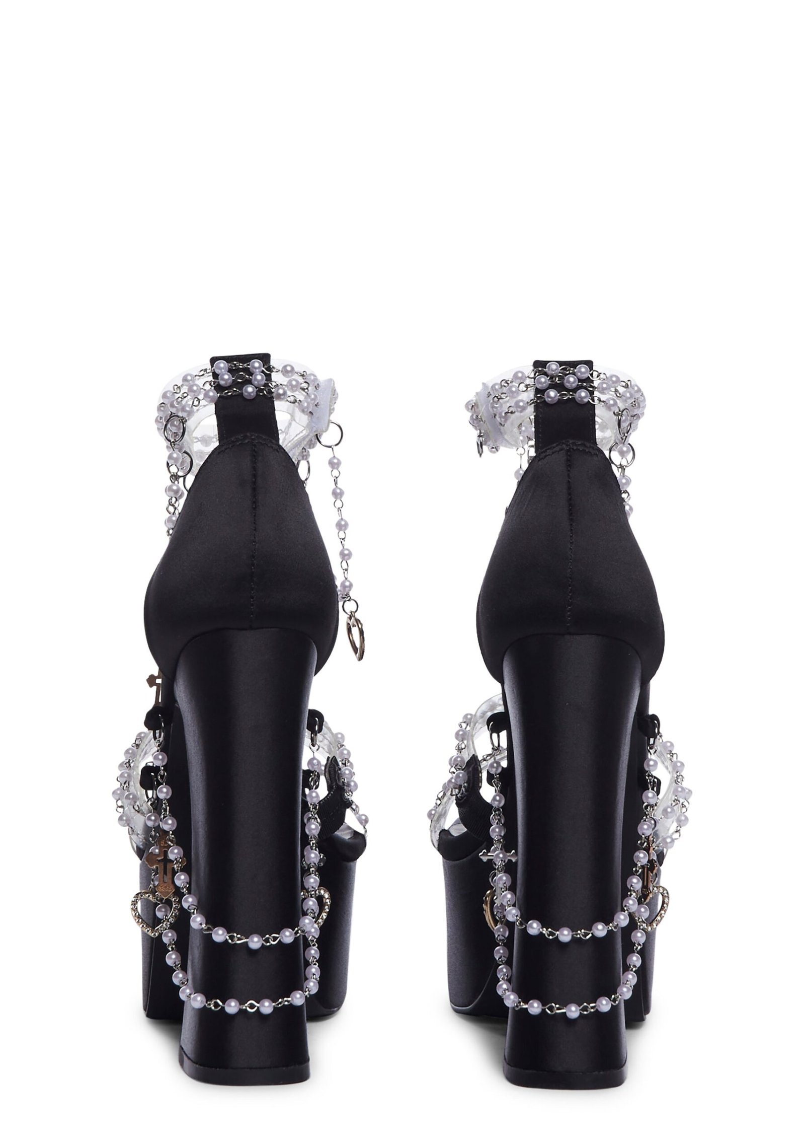 Holy Revelation Platform Heels - Black - Image 4