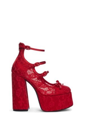 Love Smiling Melody Platform Heels