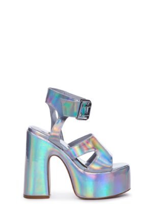 Milani Platform Heels - Holographic