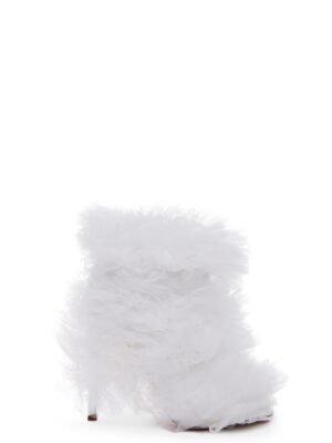 Tutu Stiletto Heels - White