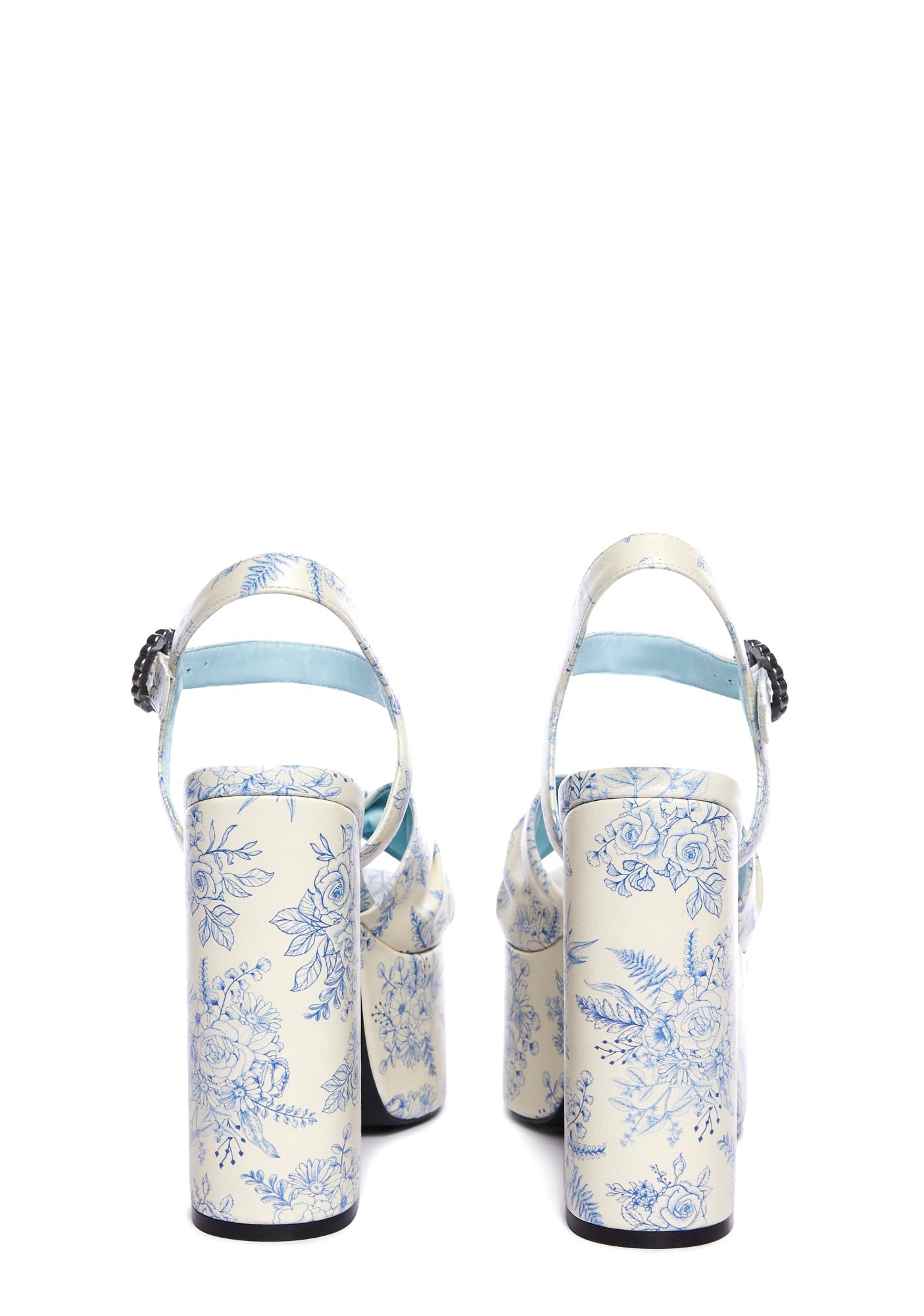 Love At Every Corner Platform Heels - White - Image 4