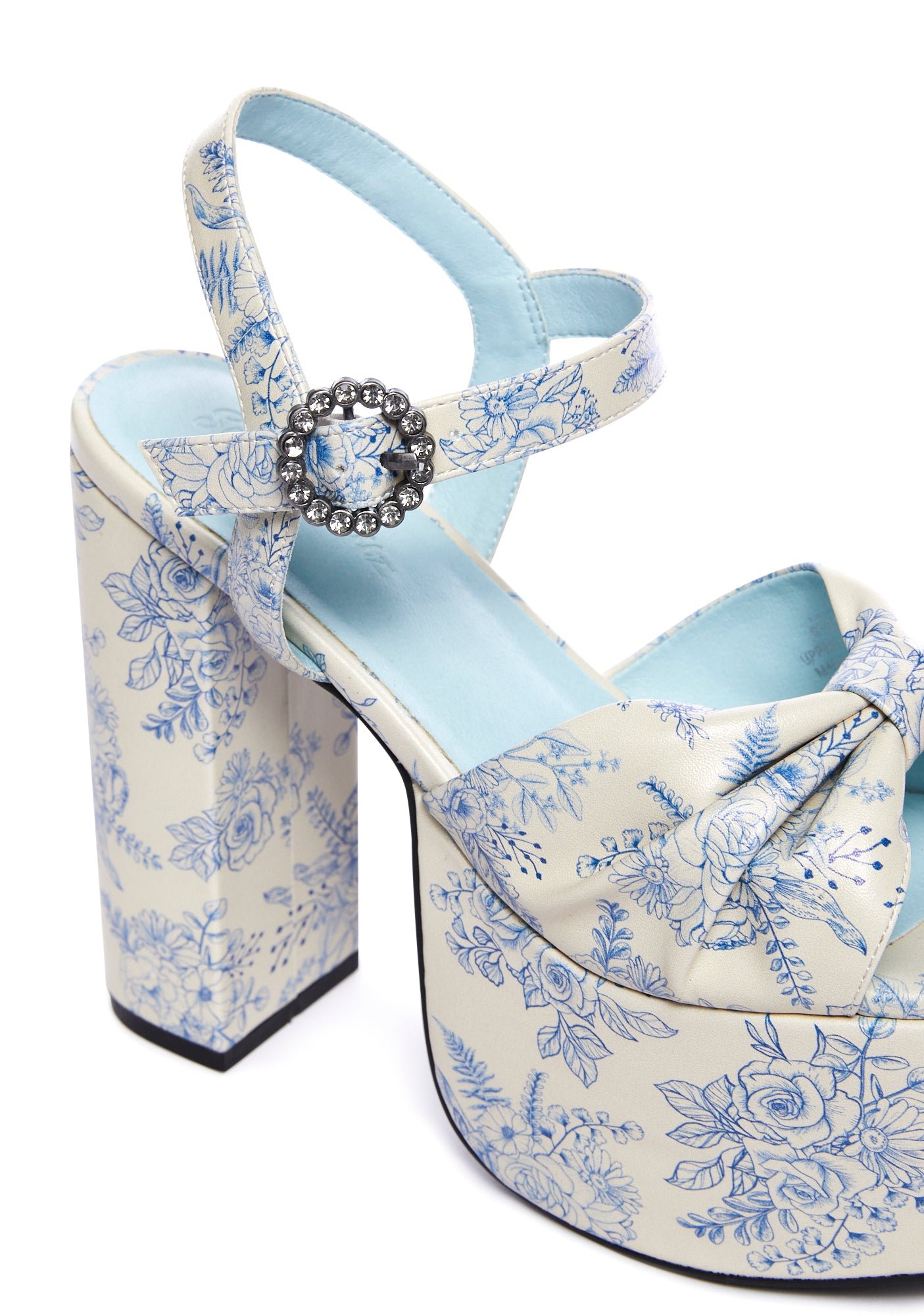 Love At Every Corner Platform Heels - White - Image 2