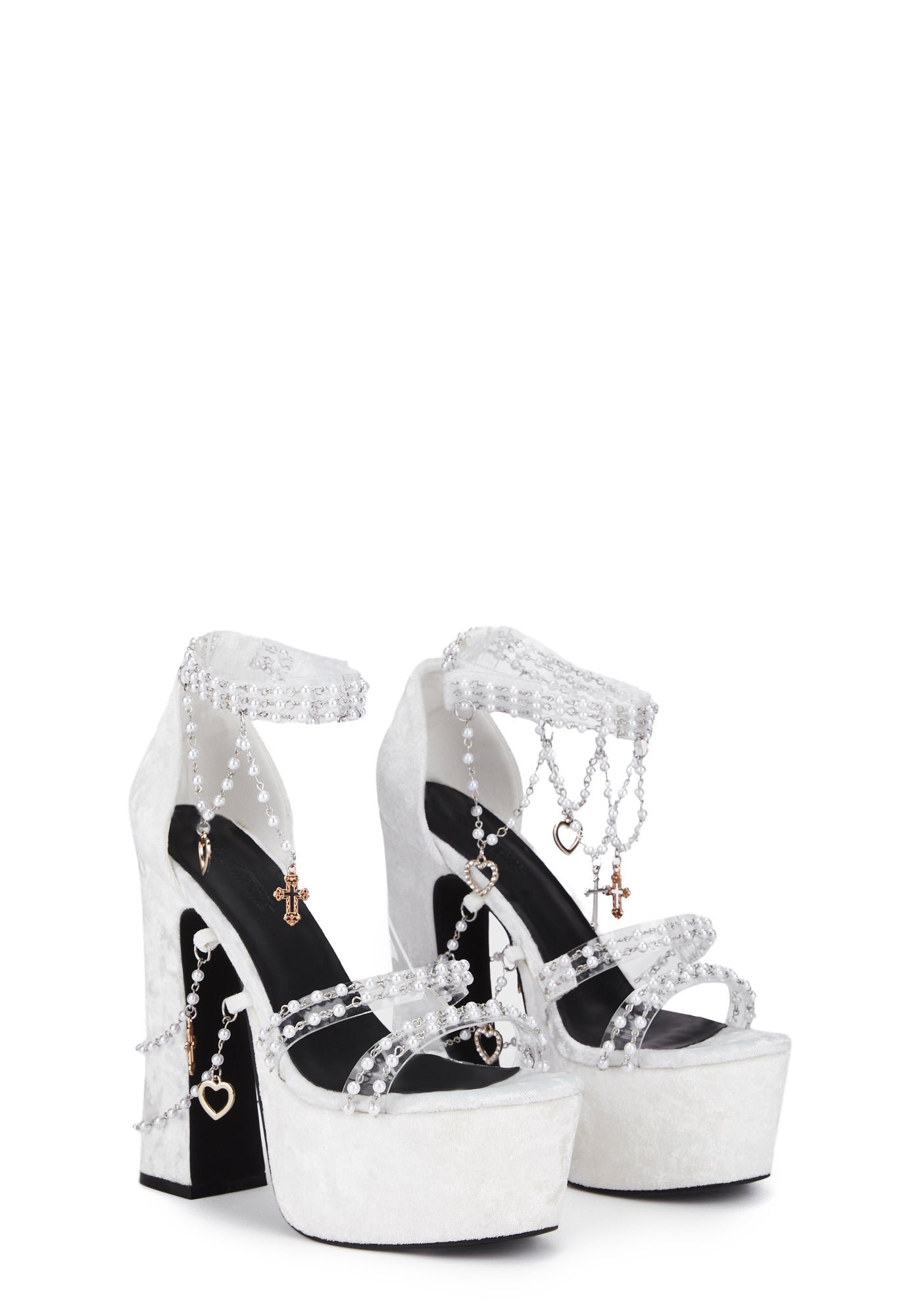 Holy Revelation Platform Heels - White - Image 3