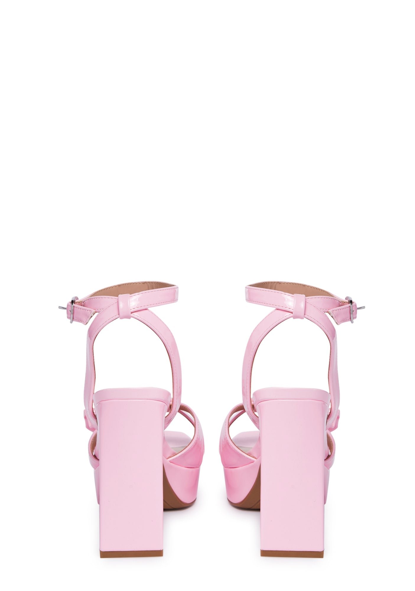 Luxe In Stride Platform Heels - Pink - Image 4