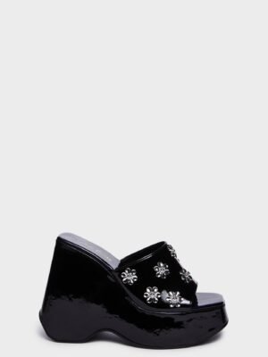 Only Girl Platform Wedges - Black