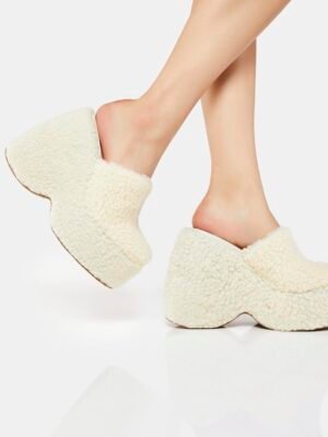 Like Cake Fuzzy Clogs