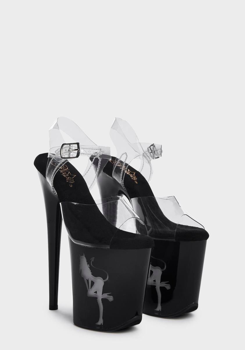 Flamingo-808 Devil Girl Light Up Platform Heels - Image 4