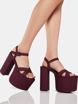 Feeling The Blues Platform Heels